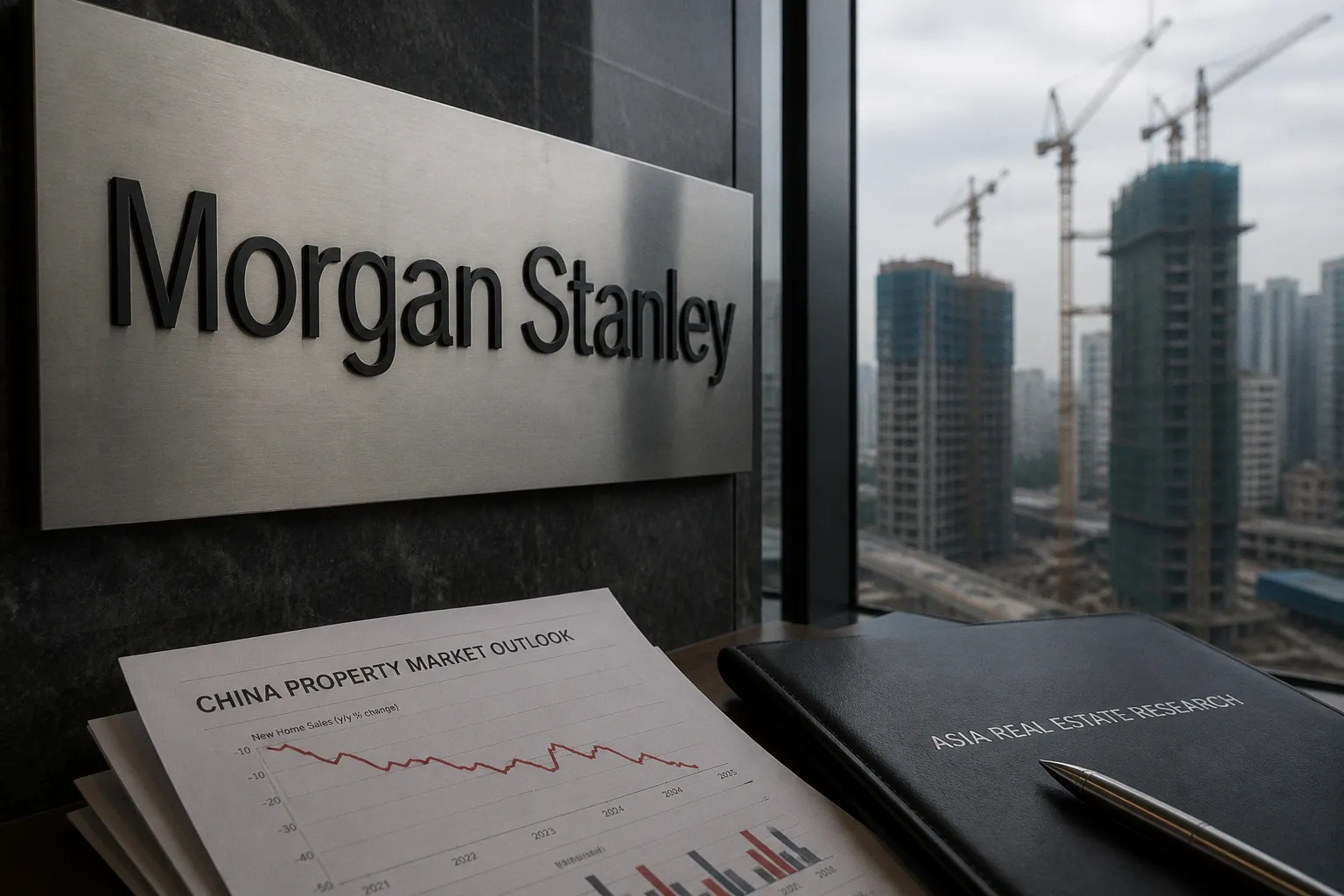 Dlaczego Morgan Stanley tnie prognozy dla chińskiego sektora nieruchomości